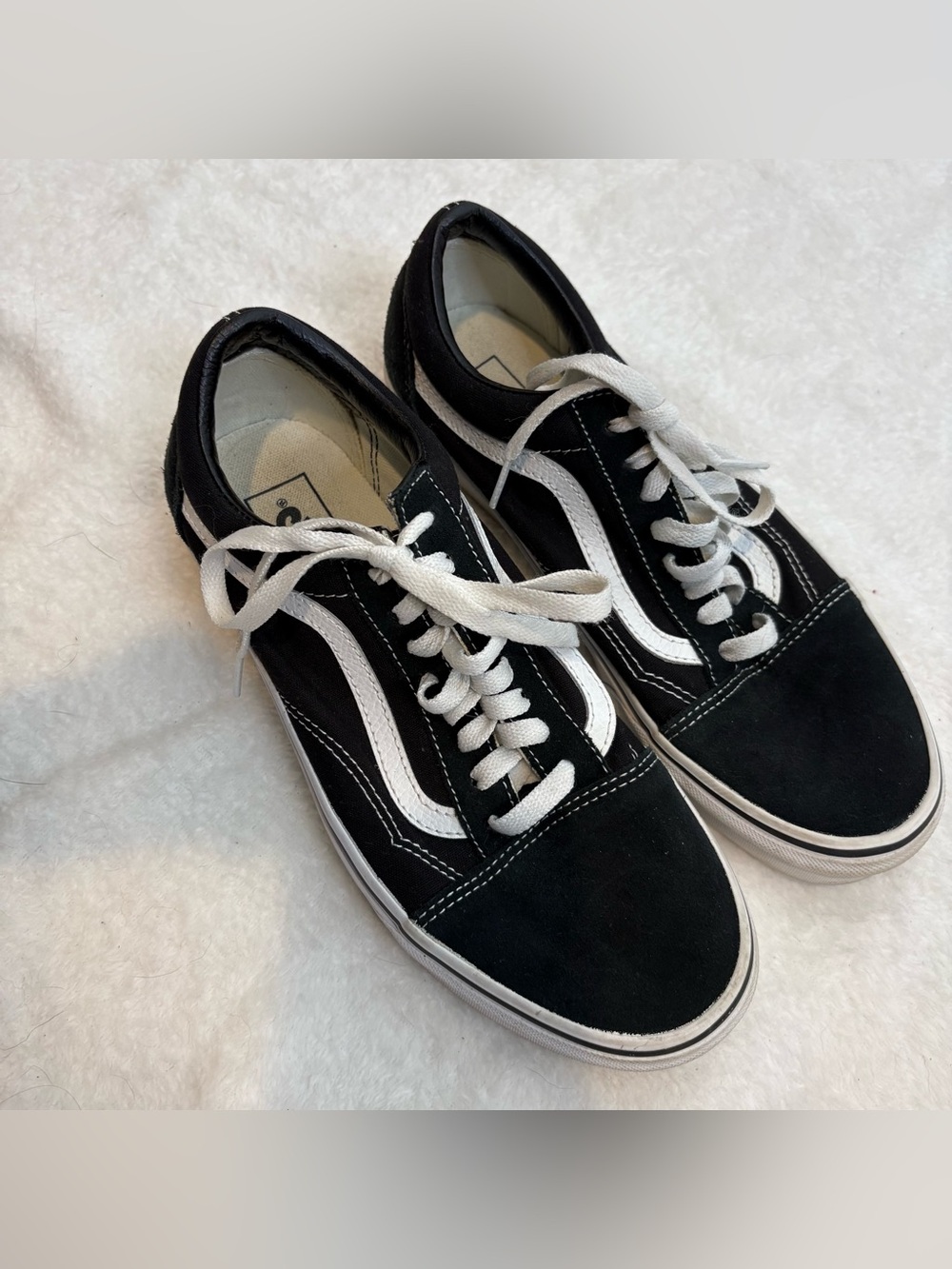 Vans Old Skool Black/White Classic Sneakers Size Men’s 8